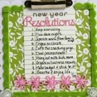  New Year’s Resolutions
