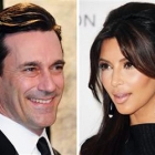  Jon Hamm and Kim Kardashian in a tight spot