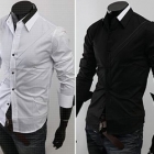 Contrast-Collar Shirts In Men
