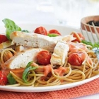 Pasta with chicken and Creamy Roasted Tomato Sauce