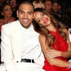  Rihanna, Chris Brown Cuddle in Audience at Grammys 2013