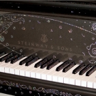  Million Dollar custom Steinway Piano Serenades with 164,000 Zirconia-studded Skyline of New York