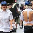  Rita Ora is a Trendsetter in unique Backless Shirt