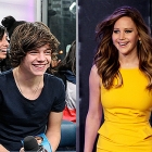 harry styles & jennifer lawrence