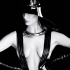  Irina Shayk goes Topless in Bondage-style Shoot