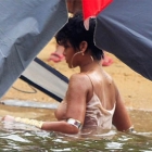  Rihanna goes Topless for Vogue Brazil in Beach Photoshoot