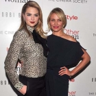  Kate Upton and Cameron Diaz keep Covered up at The Other Woman Screening