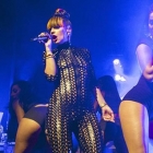  Lily Allen in Black Skintight Jumpsuit Performed live at the Mojo Club in Hamburg