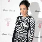  Tamara Ecclestone Stands red Carpet thigh Skimming Zebra Print Dress arrives Gabrielles Gala