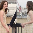  Keira Knightley Talks Sci Fi Acting Roles Promotes Begin Again Gold Sequinned Dresses