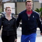 Arnold Schwarzenegger with Heather Milligan