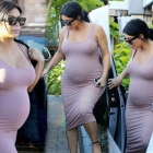  Kim Kardashian Turns Up the Sex Factor in Figure Hugging Dress