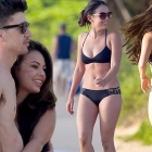  Janel Parrish Shows Off Her Bikini Body While Beaching With Her Boyfriend