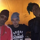 One Direction's Liam Payne Hits Studio With Juicy J, TM 88