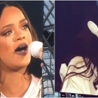 Rihanna Cries During Concert