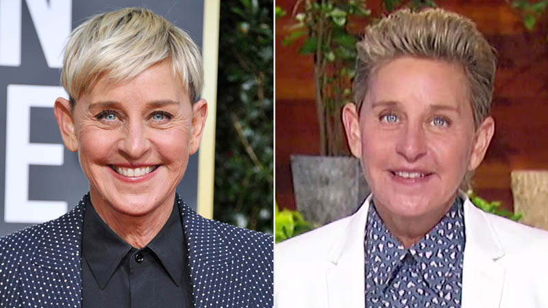  Ellen DeGeneres Debuts New Look on Talk Show