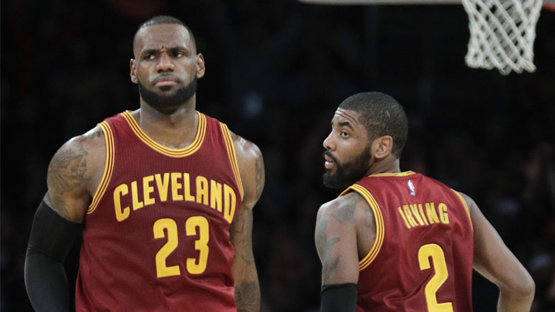  LeBron James Has 1-Word Reaction To Kyrie Irving Injury