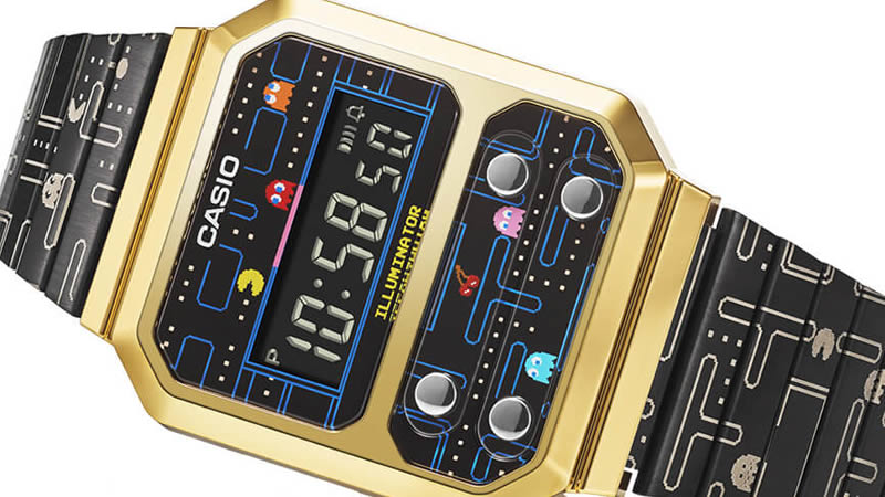  Casio Launches Pac-Man-Inspired Digital Watch