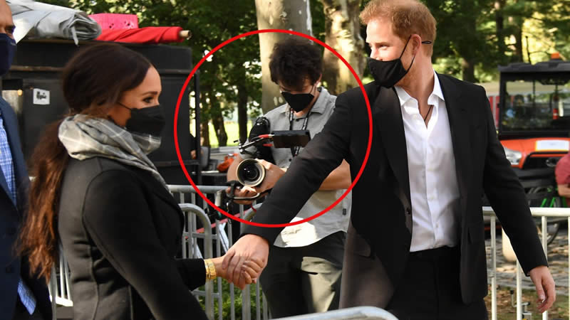  Harry and Meghan Have Videographer Following Them Around the NYC trip