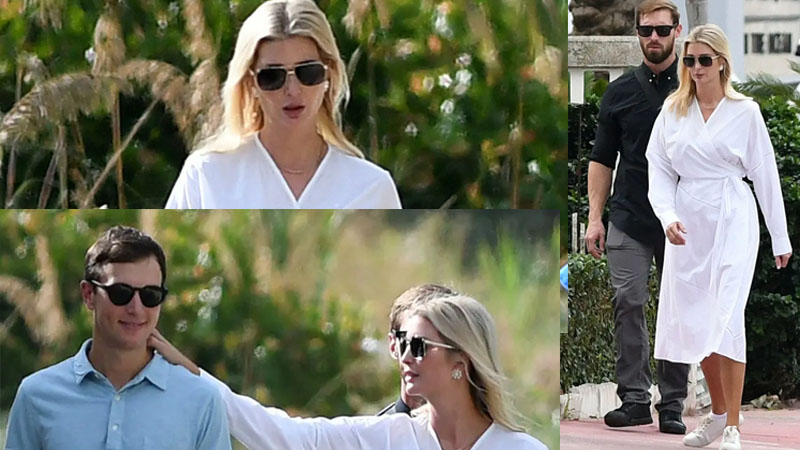  Ivanka Trump and Her Family Color Coordinated for outing In Miami