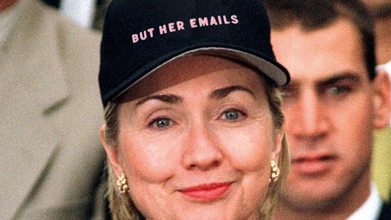  Hillary Clinton Unveils New Hat To Mock Donald Trump’s Document Shredding