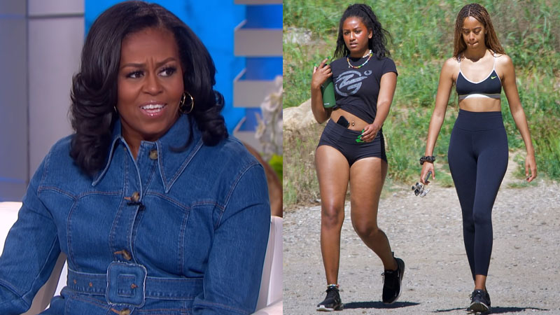  Michelle Obama says about Daughters Sasha and Malia, having women is “scary”