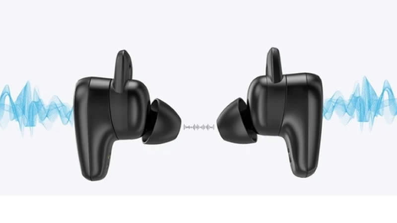  Eppfun Active Noise Cancelling Earbuds Equipped With Six Microphones Using QUALCOMM’s Aptx Adaptive Technology