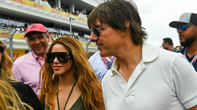 Shakira Spotted with Tom Cruise