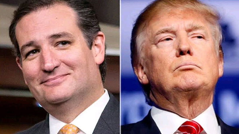 Ted Cruz and Donald Trump