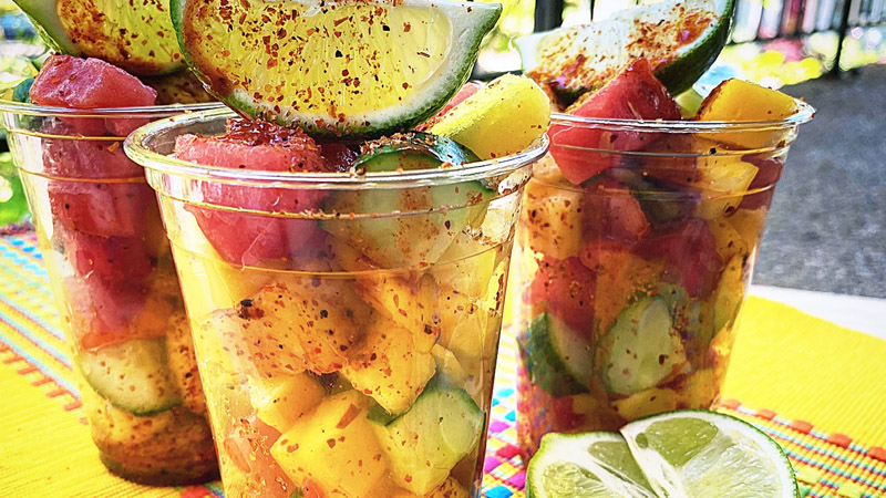  Mexican Fruit Cocktails Blend Sweet and Spicy in a Refreshing Street Food Classic