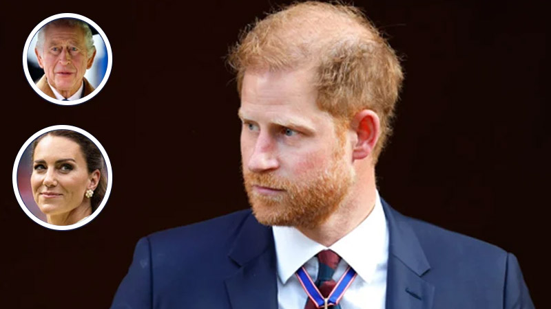  Prince Harry unable to ‘see eye to eye’ with cancer-stricken King Charles and Princess Kate