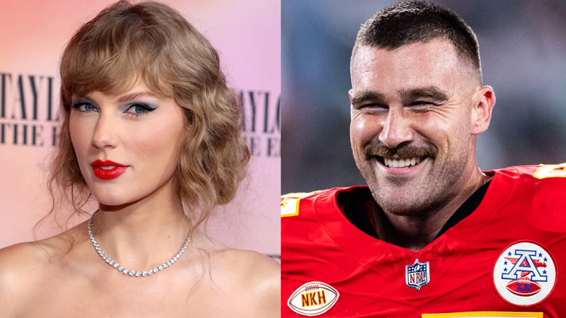  Taylor Swift seems embarrassed by Travis Kelce’s ‘Viva Las Vegas’ chant again