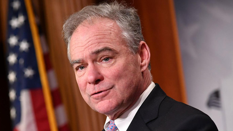  Sen. Tim Kaine Faces MAGA Candidate Hung Cao ‘He Won’t Show Up for Virginians’