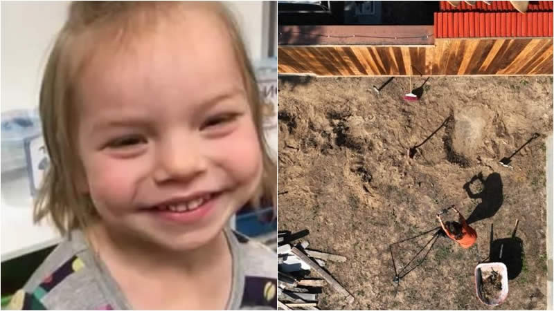  Police find Remains of child four Years after her Death in Backyard of her Adoptive Family