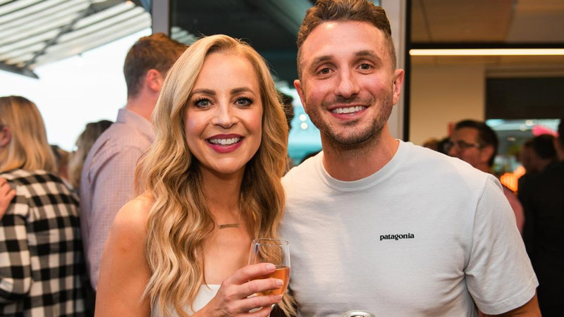 Carrie Bickmore and Tommy Little