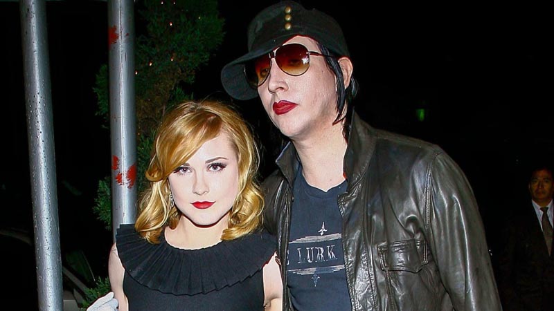 Marilyn Manson and Evan Rachel