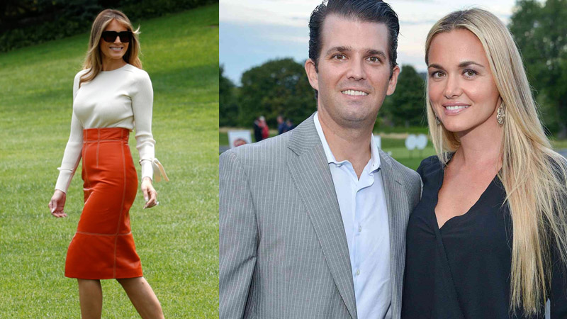 Vanessa Trump and Donald Trump Jr