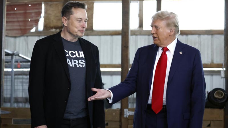 elon musk and trump